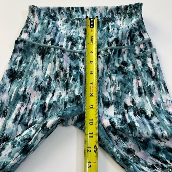 Sweaty Betty Super Sculpt 7/8 Green Print Leggings Size Small - Picture 6 of 8